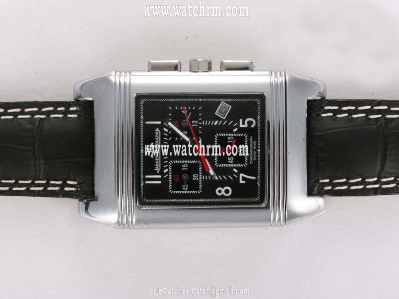 Jaeger-Lecoultre Reverso Squadra World Chronograph 702T670 Mens Rectangle Quartz Watch