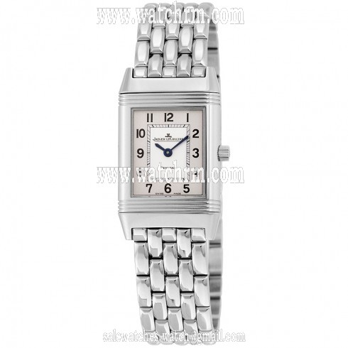 Jaeger LeCoultre Reverso White Dial Stainless Steel Ladies Watch Q2608110