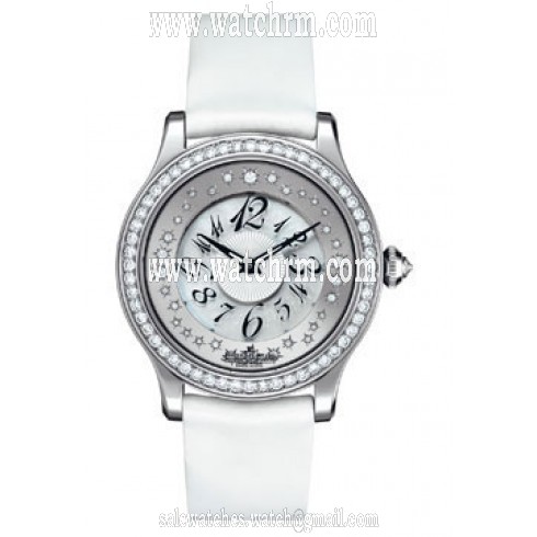 Jaeger LeCoultre Silver Dial 18kt White Gold Satin Ladies Watch Q12034S2