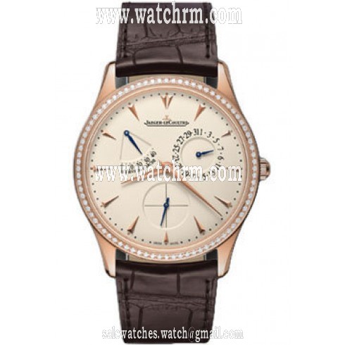 Jaeger LeCoultre Ultra Thin Reserve de Marche Automatic Rose Gold Men's Watch Q1372501