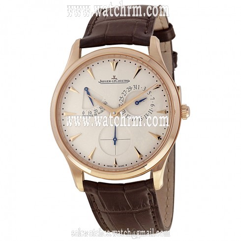 Jaeger LeCoultre Ultra Thin Reserve de Marche Automatic Rose Gold Men's Watch Q1372520
