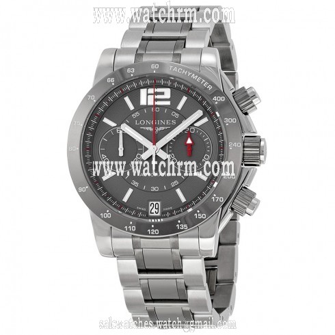 Longines Admiral Chronograph Automatic Grey Dial Men's Watch L3.667.4.06.7