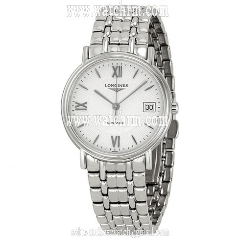 Longines Automatic Silver White Dial Stainless Steel Ladies Watch L48214156