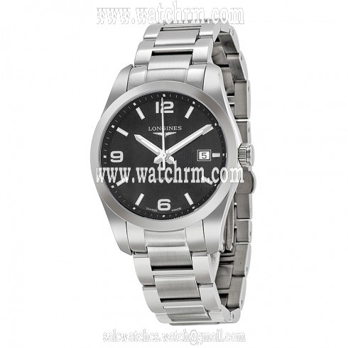 Longines Conquest Automatic Black Dial Stainless Steel Men's Watch L27854566