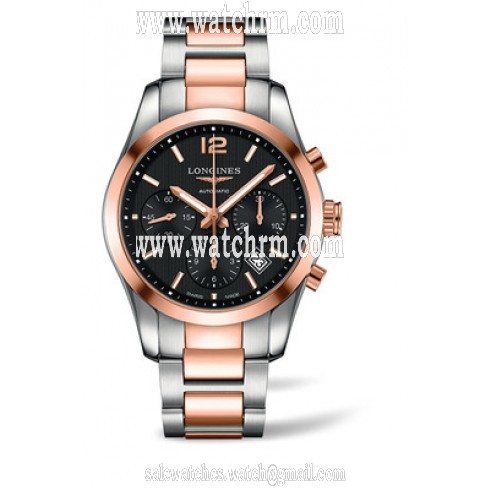 Longines Conquest Classic Black Dial Automatic Men's Watch L2.786.5.56.7