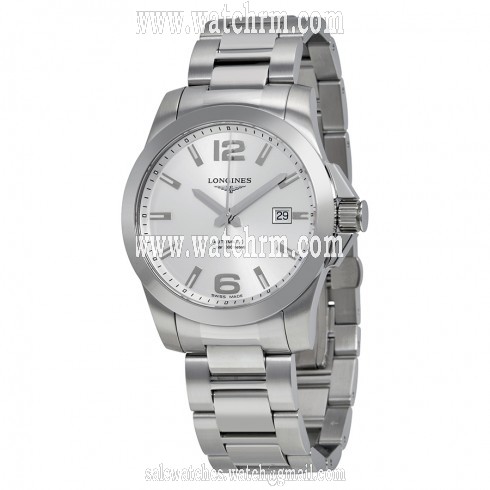 Longines Conquest Silver Dial Stainless Steel Automatic Ladies Watch L36774766