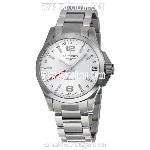Longines Conquest Silver Dial Stainless Steel Bracelet Men's Watch L3.687.4.76.6