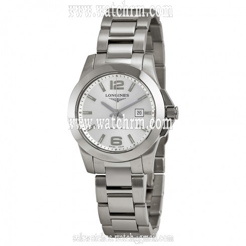 Longines Conquest Stainless Steel Ladies Watch L32774766