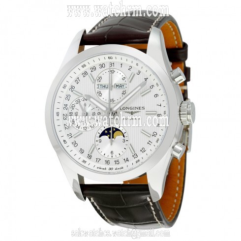 Longines Conquest White Dial Chronograph Automatic Men's Watch L27984723