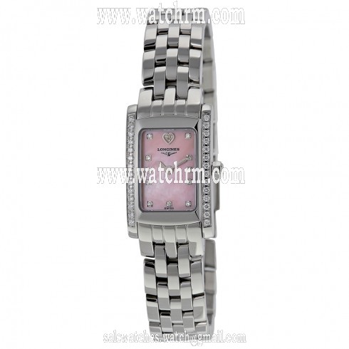 Longines Dolce Vita Pink Mother of Pearl Stainless Steel Ladies Watch L51580936