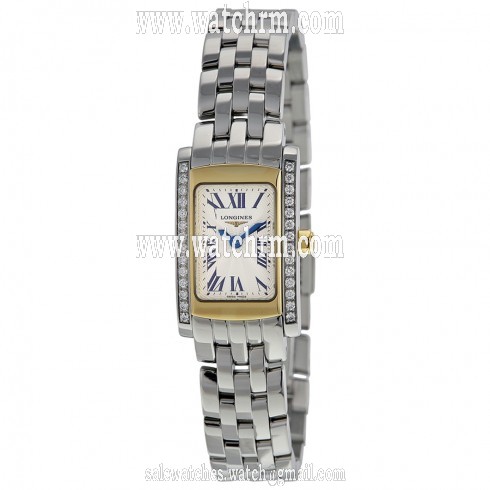 Longines Dolce Vita Silver Dial Diamond Stainless Steel Ladies Watch L51585786