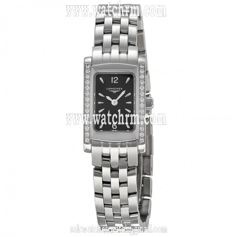 Longines DolceVita Black Dial Stainless Steel Ladies Watch L5.158.0.76.6