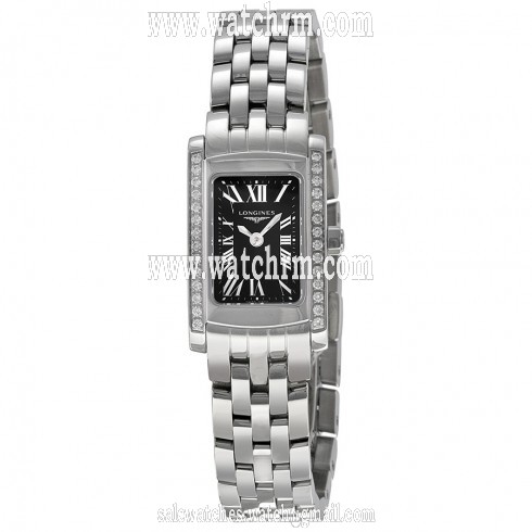Longines DolceVita Black Dial Stainless Steel Ladies Watch L5.158.0.79.6