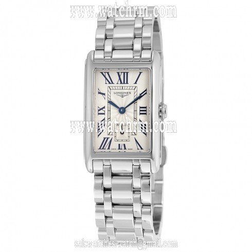 Longines DolceVita Ivory Dial Stainless Steel Ladies Watch L55124716