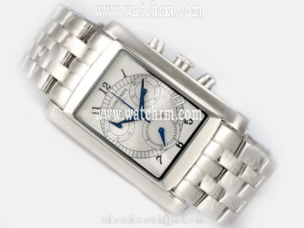 Longines DolceVita L5.656.4.73.4 Rectangle Automatic Mens Watch