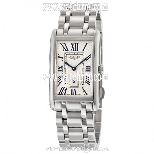 Longines Dolcevita Silver Dial Stainless Steel Ladies Watch L57554716