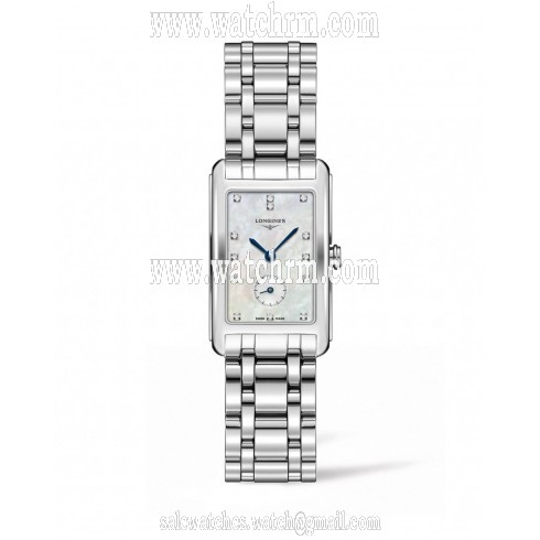 Longines DolceVita White Mother Of Pearl Dial Ladies Watch L5.512.4.87.6