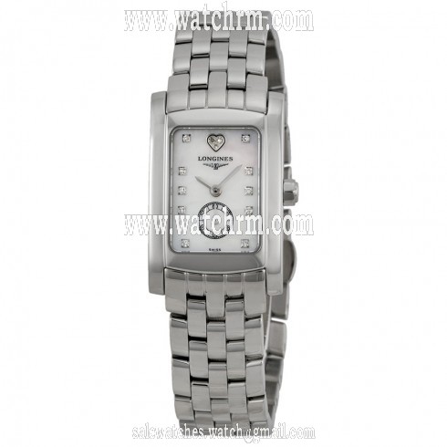 Longines DolceVita White Mother of Pearl Diamond Dial Ladies Watch L5.155.4.94.6