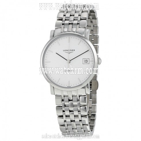Longines Elegant Automatic White Dial Stainless Steel Automatic Men's Watch L48094126