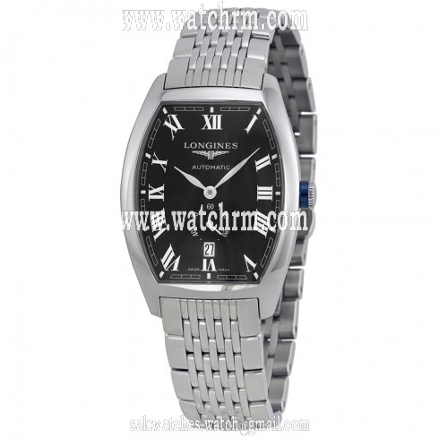 Longines Evidenza Automatic Black Dial Stainless Steel Men's Watch L2.642.4.51.6