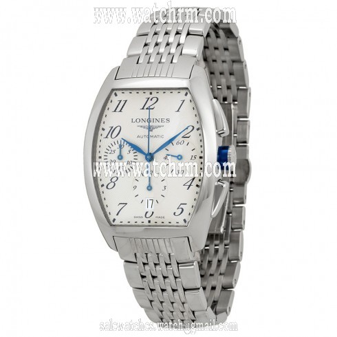 Longines Evidenza Automatic Chronograph Silver Dial Stainless Steel Men's Watch L2.643.4.73.6