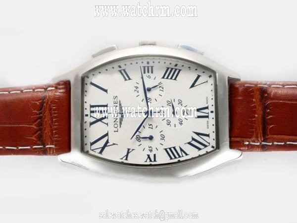 Longines Evidenza L2.643.0.51.9 Midsize Stainless Steel Case 38x51mm Watch