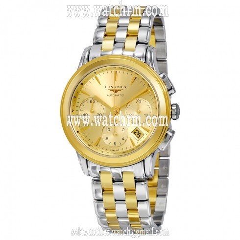 Longines Flagship Champagne Dial Two-tone Stainless Steel Men's Watch L4.803.3.32.7