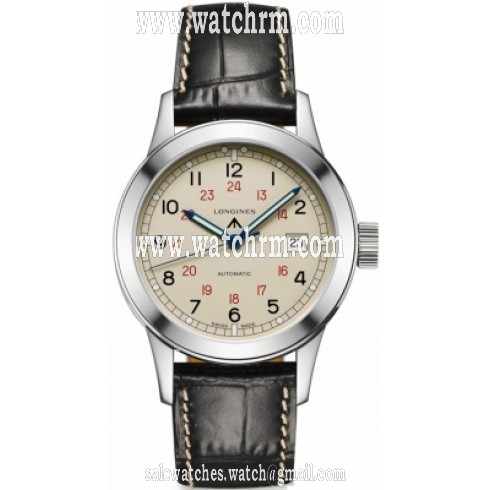 Longines Heritage Cream Dial Automatic Men's Watch L2.832.4.73.0