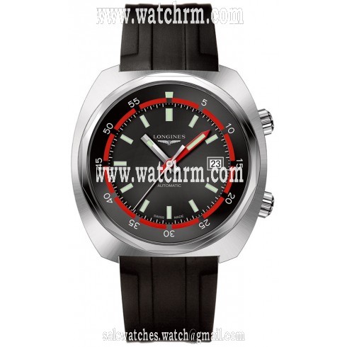 Longines Heritage Diver Black Dial Automatic Men's Watch L2.795.4.52.9