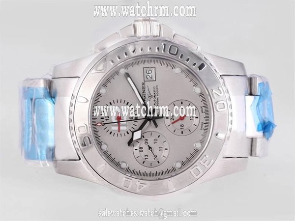 Longines Hydro-Conquest L3.644.4.56.6 Automatic Grey Dial Round Watch