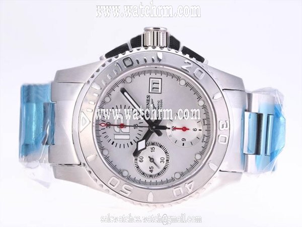 Longines Hydro-Conquest L3.644.4.56.6 Automatic Round Grey Dial Watch