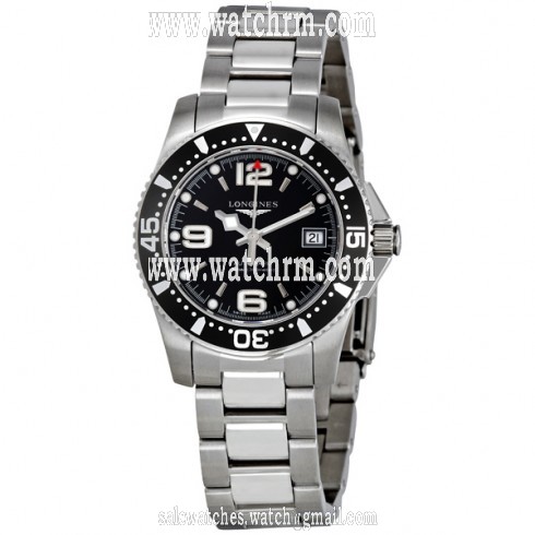 Longines HydroConquest Black Dial Automatic Stainless Steel Ladies Watch L328445