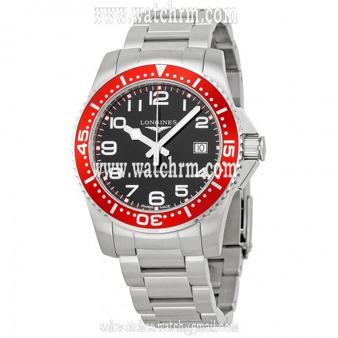 Longines HydroConquest Black Dial Stainless Steel Bracelet Men's Watch L36894596