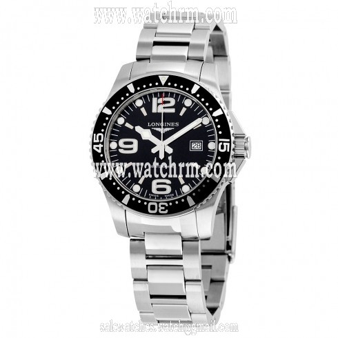 Longines HydroConquest Black Dial Stainless Steel Men's Watch L36404566