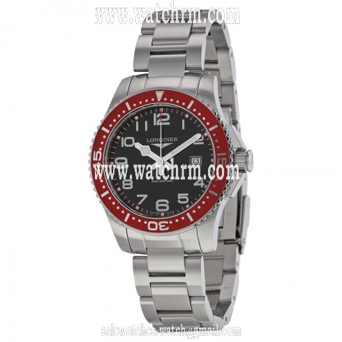 Longines Hydroconquest Black Dial Stainless Steel Men's Watch L36884596