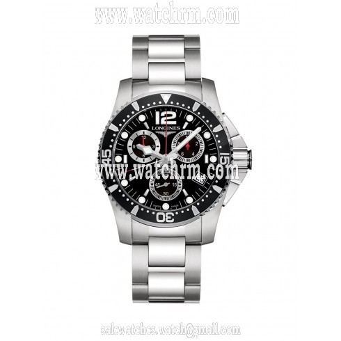 Longines HydroConquest Black Dial Stainless Steel Men's Watch L3.643.4.56.6