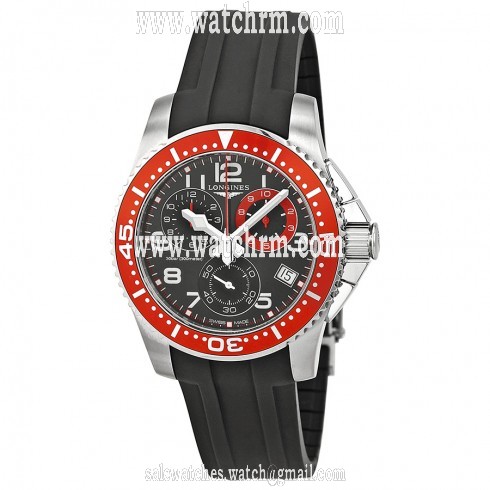 Longines HydroConquest Chronograph Black Dial Stainless Steel Men's Watch L36904592