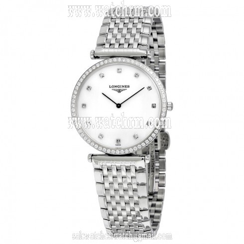 Longines La Grande Classique Diamond Mother of Pearl Dial Stainless Steel Ladies Watch L4.741.0.80.6