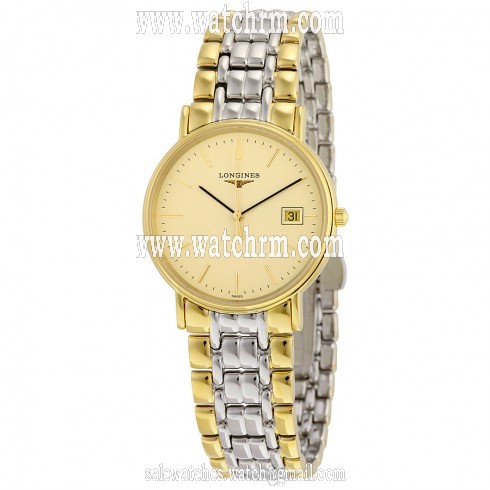 Longines La Grande Classique Gold Dial Two-tone Men's Watch L47202327