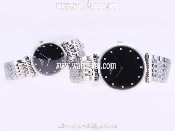 Longines La Grande Classique L4.741.0.58.2 Black Dial 34x24mm Stainless Steel Case Watch