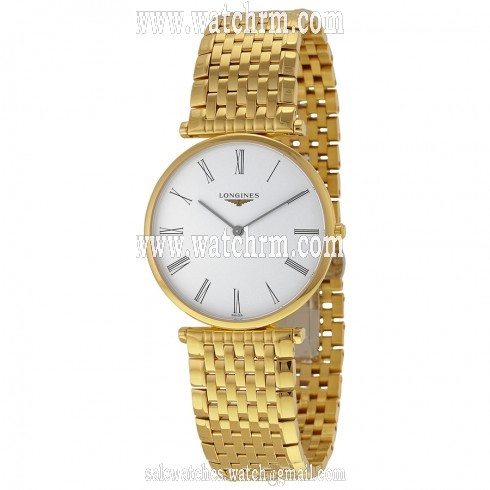 Longines La Grande Classique White Dial Gold-tone Case Quartz Men's Watch L4.755.2.11.8