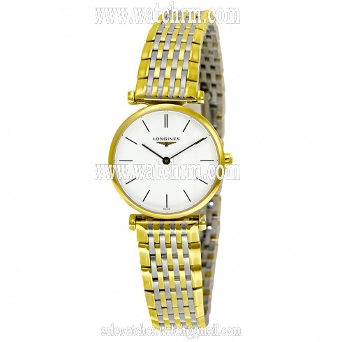 Longines La Grande Classique White Dial Two Tone Stainless Steel Ladies Watch L4.209.2.12.7
