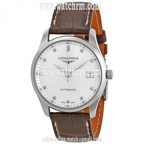 Longines Master Austomatic Silver Dial Brown Leather Men's Watch L25184773