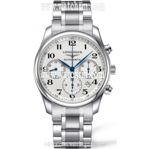 Longines Master Collection Automatic Chronograph White Dial Stainless Steel Men's Watch L27594786