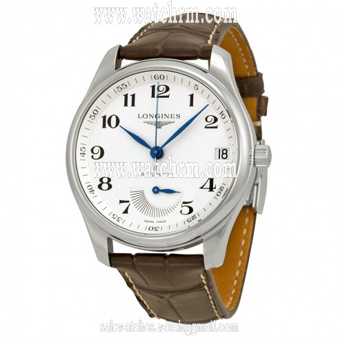 Longines Master Collection Automatic Silver Dial Brown Leather Men's Watch L26664783