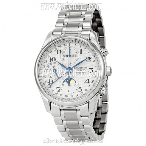 Longines Master Collection Chronograph Silver Dial Stainless Steel Men's Watch L26734786