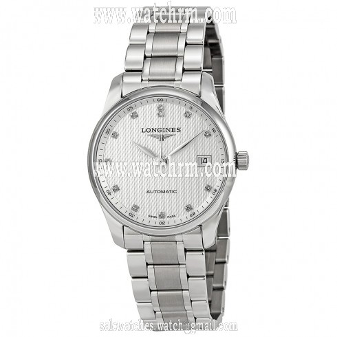 Longines Master Collection Silver Diamond Dial Stainless Steel L25184776