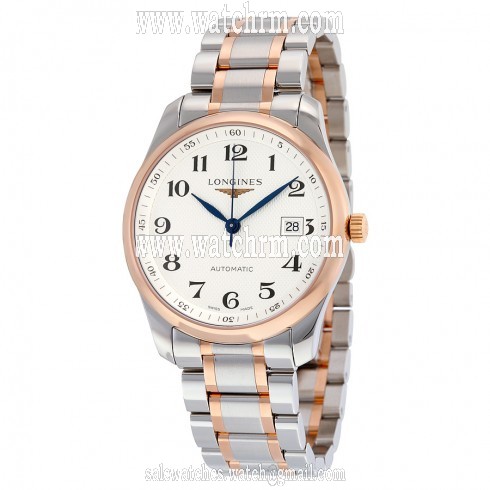 Longines Master Automatic Silver Dial Steel and 18kt Rose Gold Men's Watch L2.793.5.79.7