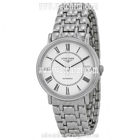 Longines Presence Automatic White Dial Stainless Steel Men's Watch L4.821.4.11.6