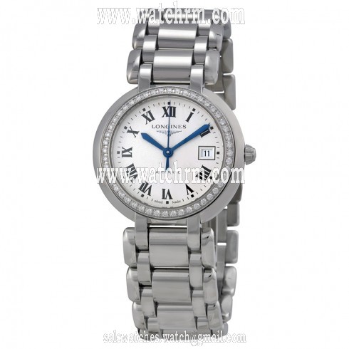 Longines PrimaLuna Automatic Silver Dial Stainless Steel Ladies Watch L8.113.0.71.6